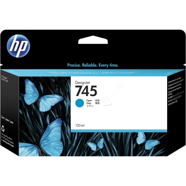 HP Tintenpatrone cyan 745 F9J97A