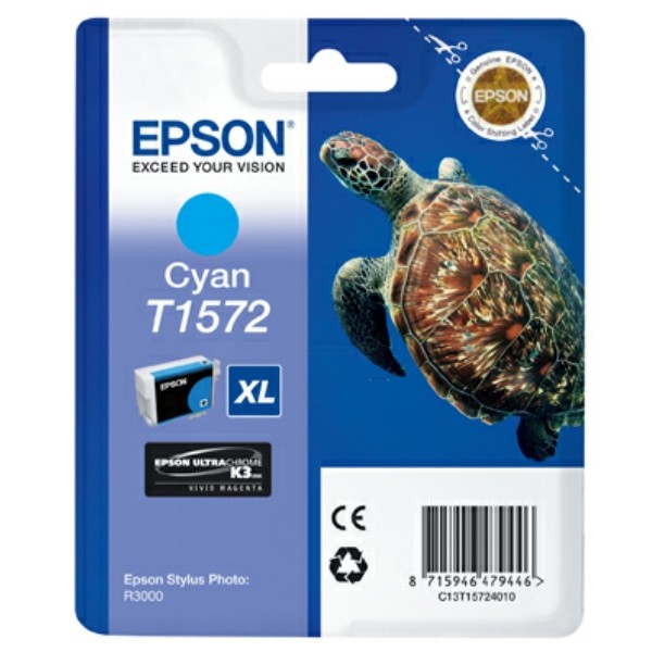 Epson Tintenpatrone cyan T1572 C13T15724010