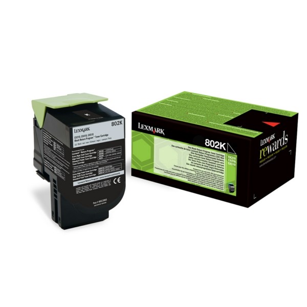 Lexmark Toner-Kit schwarz return program 802K 80C20K0