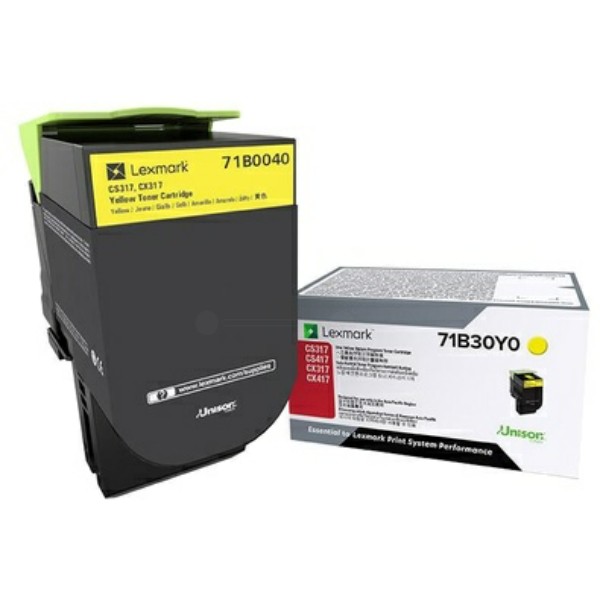 Lexmark Toner-Kit gelb  71B0040