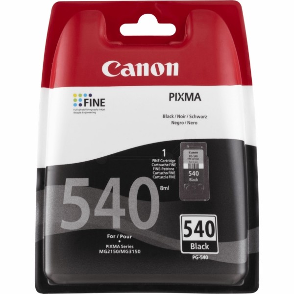Canon Druckkopfpatrone schwarz pigmentiert PG-540 5225B001