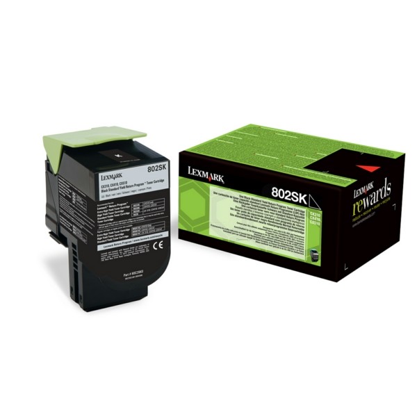 Lexmark Toner-Kit schwarz return program 802SK 80C2SK0