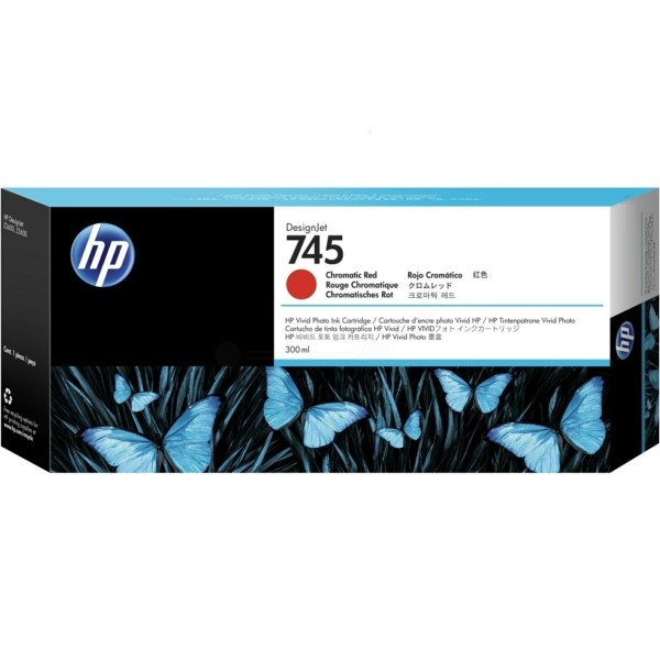 HP Tintenpatrone rot chromatic 745 F9K06A