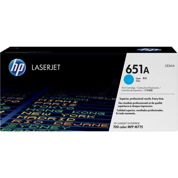 HP Tonerkartusche cyan 651A CE341A