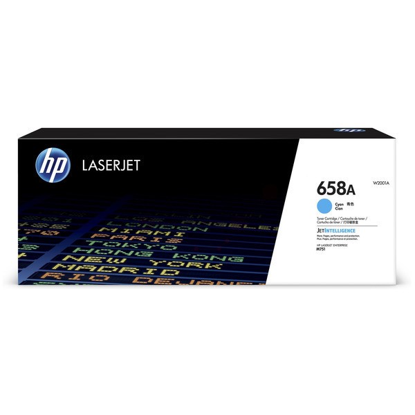 HP Toner cyan 658A W2001A