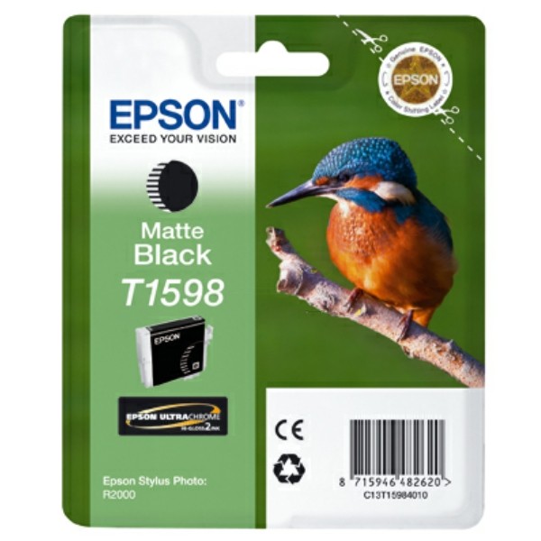 Epson Tintenpatrone schwarz matt T1598 C13T15984010
