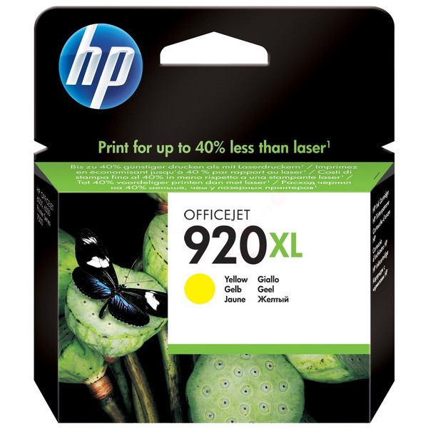 HP Tintenpatrone gelb 920XL CD974AE