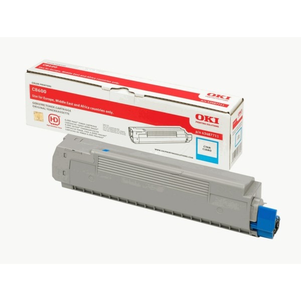 OKI Toner cyan  43487711