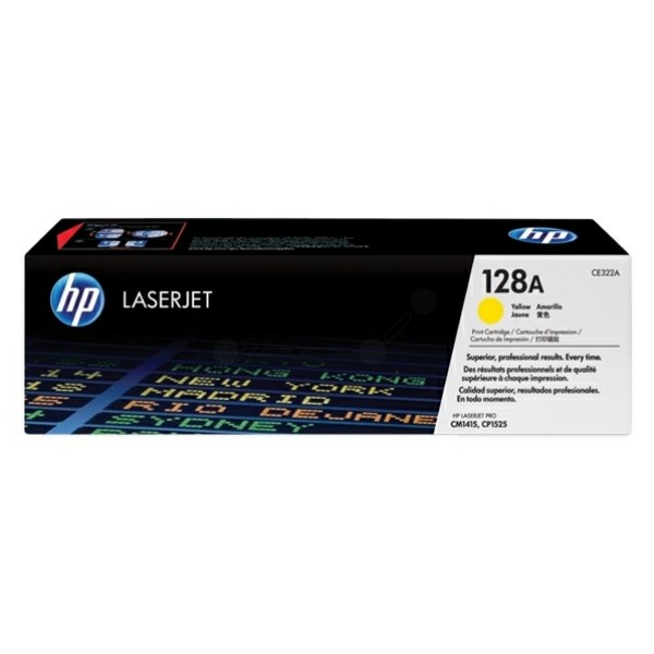 HP Toner gelb 128A CE322A