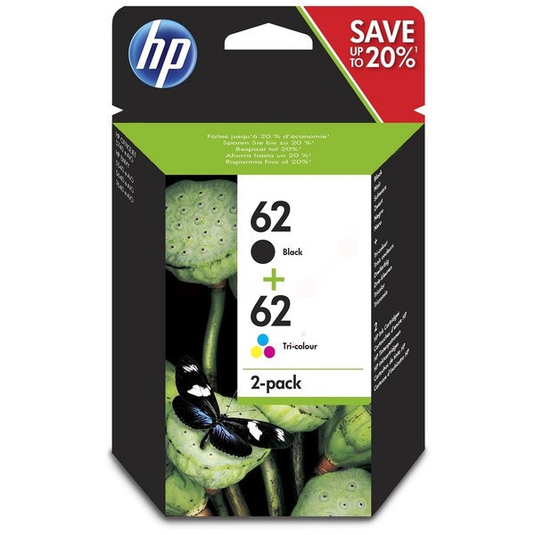 HP Druckkopfpatrone Multipack schwarz + color 62 N9J71AE