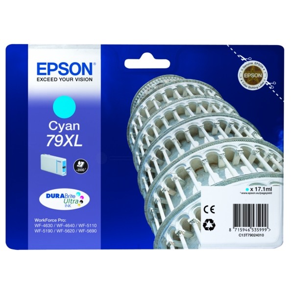 Epson Tintenpatrone cyan 79XL C13T79024010