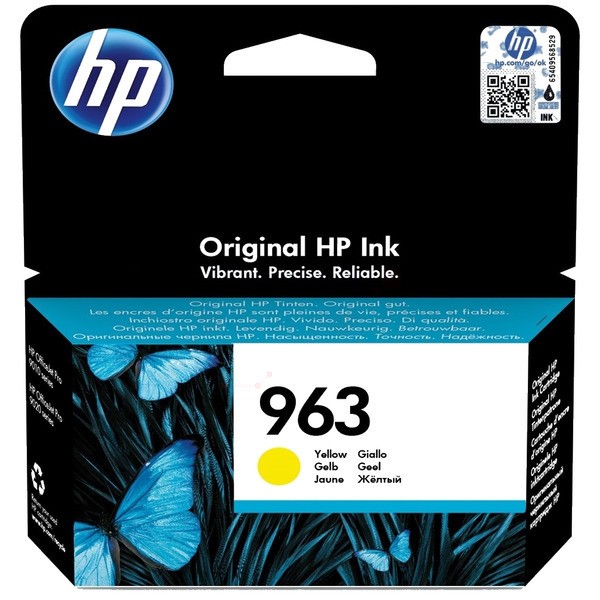 HP Tintenpatrone gelb 963 3JA25AE