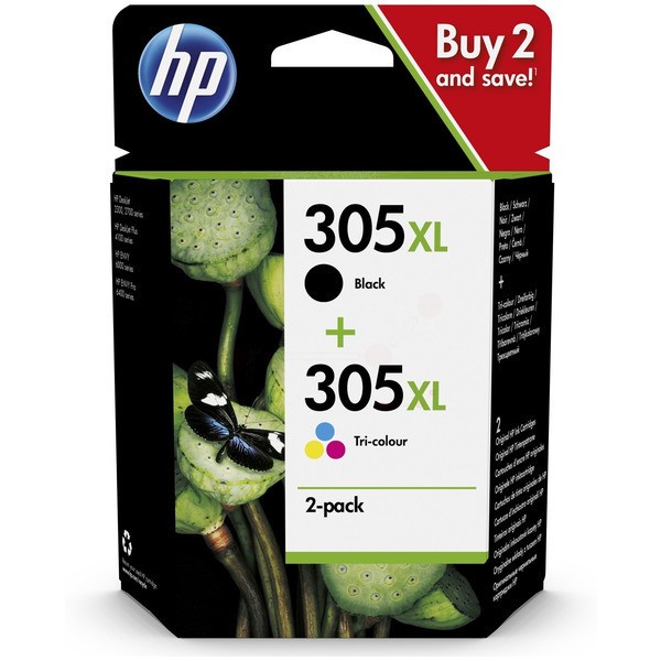 HP Druckkopfpatrone Multipack schwarz + color 305XL 6ZA94AE