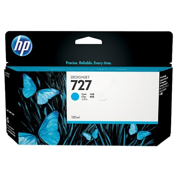 HP Tintenpatrone cyan 727 F9J76A