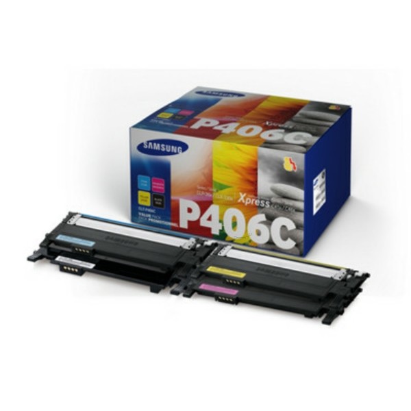 Samsung Toner Value-Kit (Bk,C,M,Y) C406 CLTP406CELS