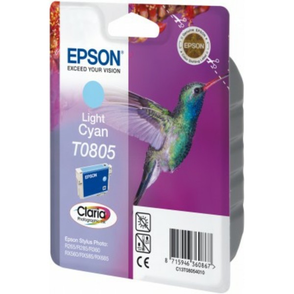 Epson Tintenpatrone cyan hell T0805 C13T08054011