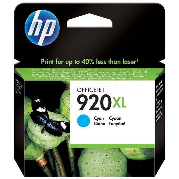 HP Tintenpatrone cyan 920XL CD972AE