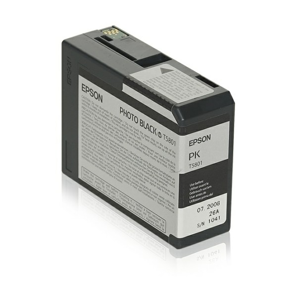 Epson Tintenpatrone schwarz Foto T5801 C13T580100