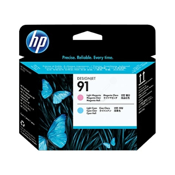 HP Druckkopfpatrone magenta hell + cyan hell 91 C9462A
