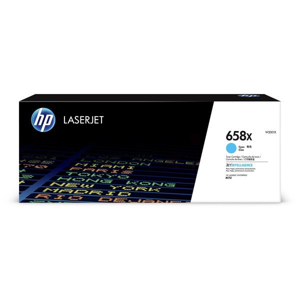 HP Toner cyan 658X W2001X