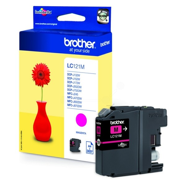 Brother Tintenpatrone magenta  LC121M