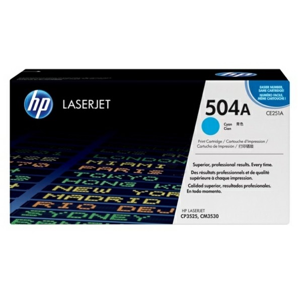 HP Tonerkartusche cyan 504A CE251A