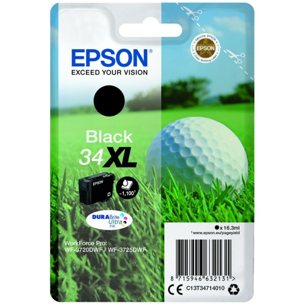 Epson Tintenpatrone schwarz 34XL C13T34714010