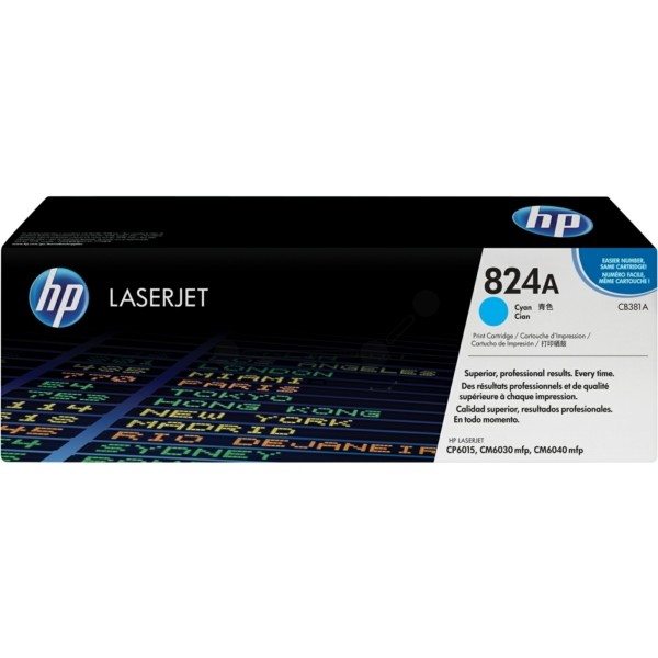 HP Toner cyan 824A CB381A