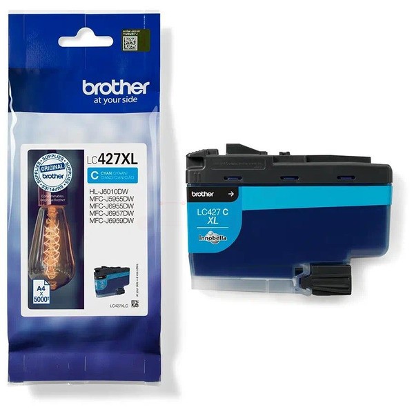 Brother Tintenpatrone cyan High-Capacity  LC427XLC