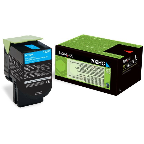 Lexmark Toner-Kit cyan return program 702HC 70C2HC0